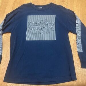 The Hundreds black y2k skateboarding  Graphic Long Sleeve Shirt large